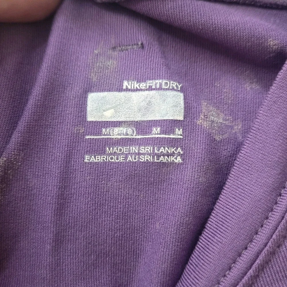 NIKE  fitdry Women's Athletic DryFit Tank Top Running Size Med Purple